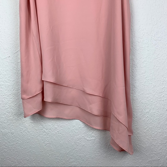 Max Studio Sleeveless Asymmetric Layered Blouse - Picture 3 of 5